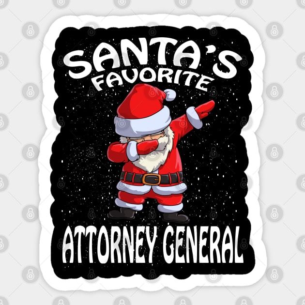 Santas Favorite Attorney General Christmas Sticker by intelus